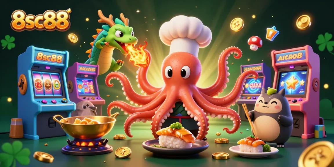 Experience exciting gameplay at 8sc88 with vibrant 3D characters in a dynamic casino scene.