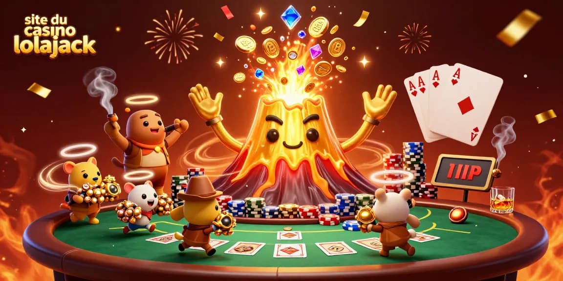 Éprouvez le frisson des jeux sur le site du casino lolajack avec une éruption de trésors dorés et des animations captivantes.