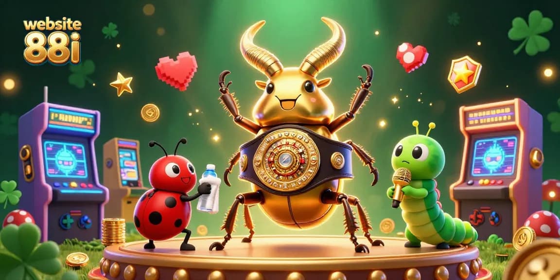 Experience the thrill of winning on the website 88i with vibrant casino elements in this dynamic illustration.