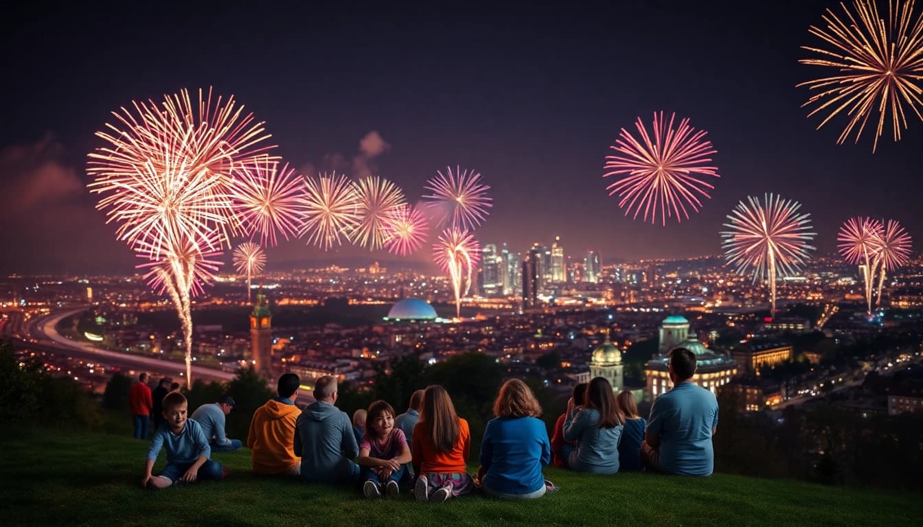 Witness the breathtaking manchester fireworks lighting up the night sky in a stunning display.