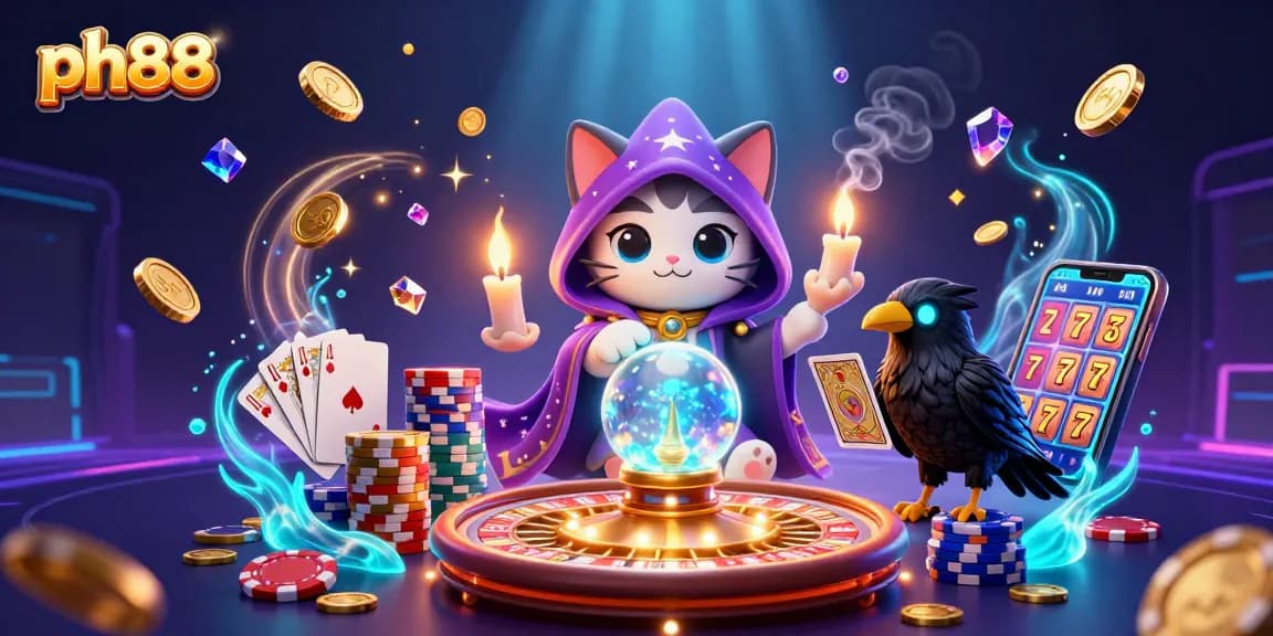 Experience the vibrant world of ph88 with its dynamic gaming scenes showcasing thrilling casino elements and engaging characters.