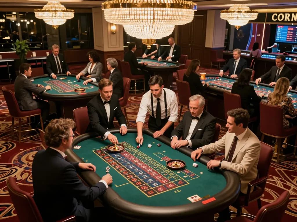 Experience the excitement of xx88 game at a luxurious casino, featuring roulette and dynamic gameplay.