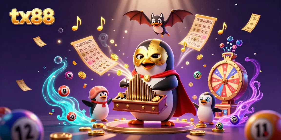 Experience the thrill of tx88 as the phantom opera penguin orchestrates a winning symphony of gold!