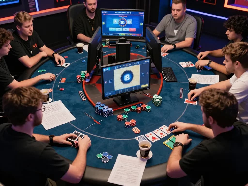 Players engaging in intense online poker gameplay on 88clbgo platform.