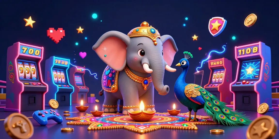 Engage in thrilling gameplay with slot gacor hari ini featuring vibrant casino elements and a festive 3D scene.