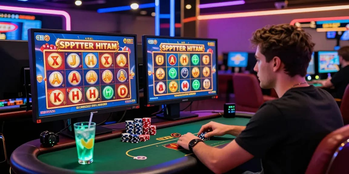 Experience the thrill of Slot Scatter Hitam in an engaging online casino gaming environment, highlighting excitement and big win potential.