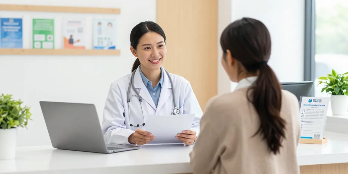 Report ACA income changes during a doctor consultation at a health clinic.