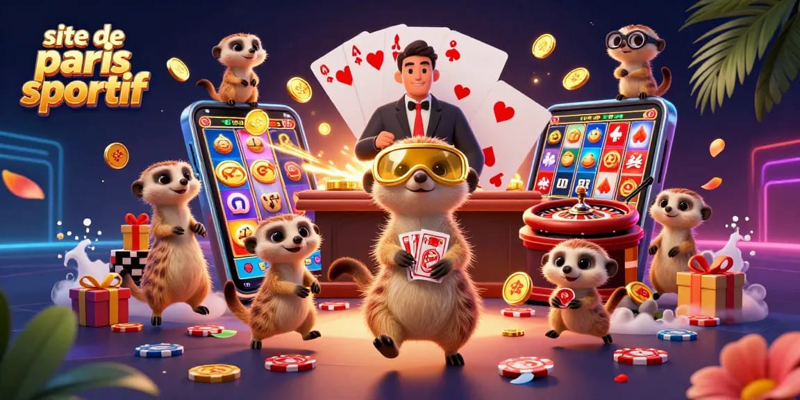 Les meerkats animent un site de paris sportif dynamique avec de nombreux éléments de jeu.