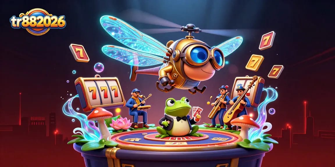 Experience thrilling games at tr882026 with vibrant slot action and lively casino characters.