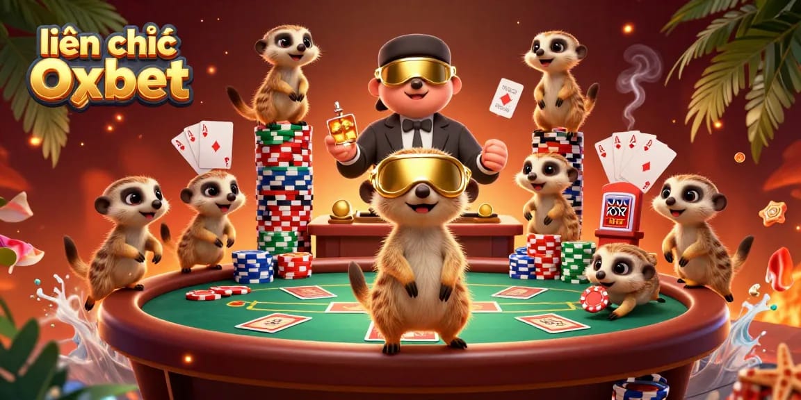 Engage with the lively scene of liên hệ Oxbet, where meerkats run a thrilling casino operation with dynamic poker elements.