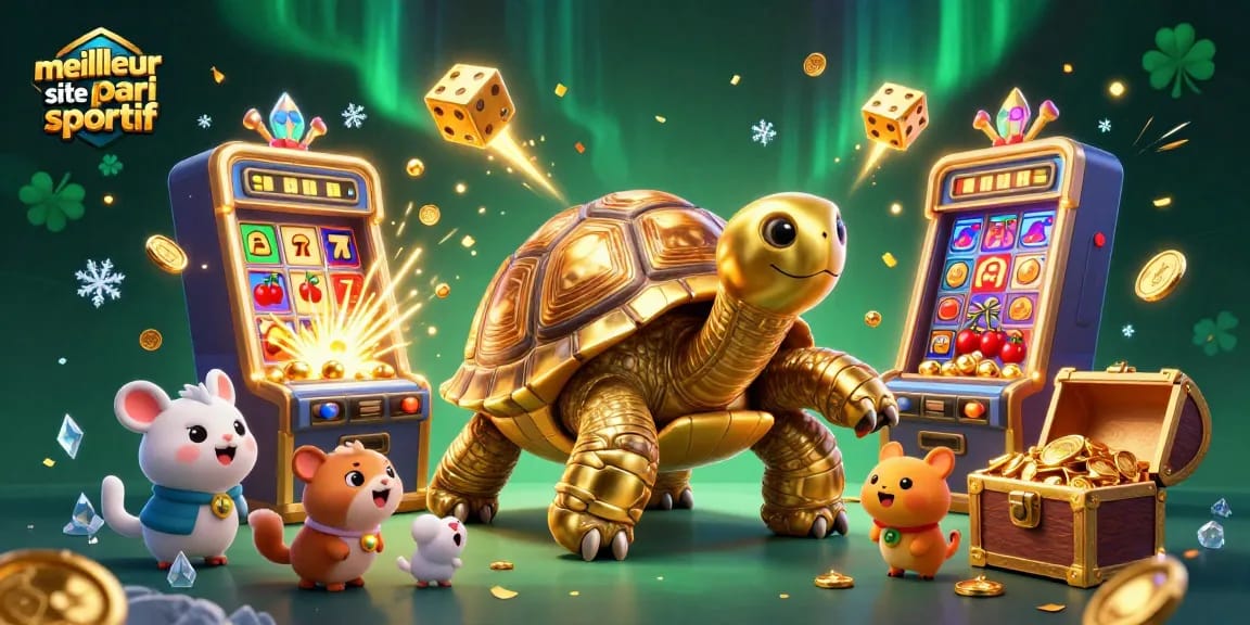 Vivez l'expérience de parier sur le meilleur site de pari sportif avec une machine à sous débordante de pièces et des personnages animés.