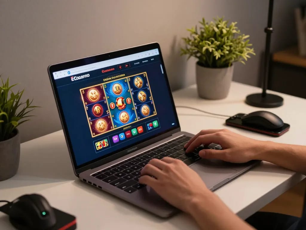 Experience online slots with mainecoasthemp while enjoying a cozy gaming setup at home.