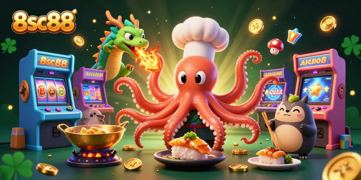 Experience exciting gameplay at 8sc88 with vibrant 3D characters in a dynamic casino scene.