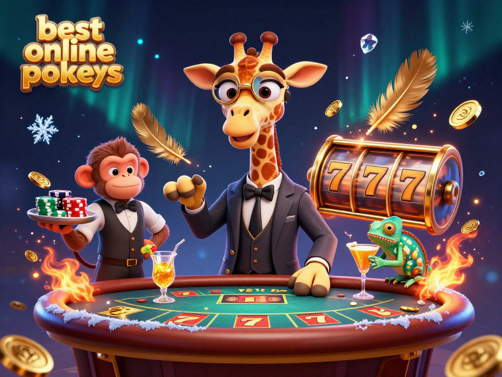 Engage in the best online pokies experience with vibrant characters at a lavish casino.
