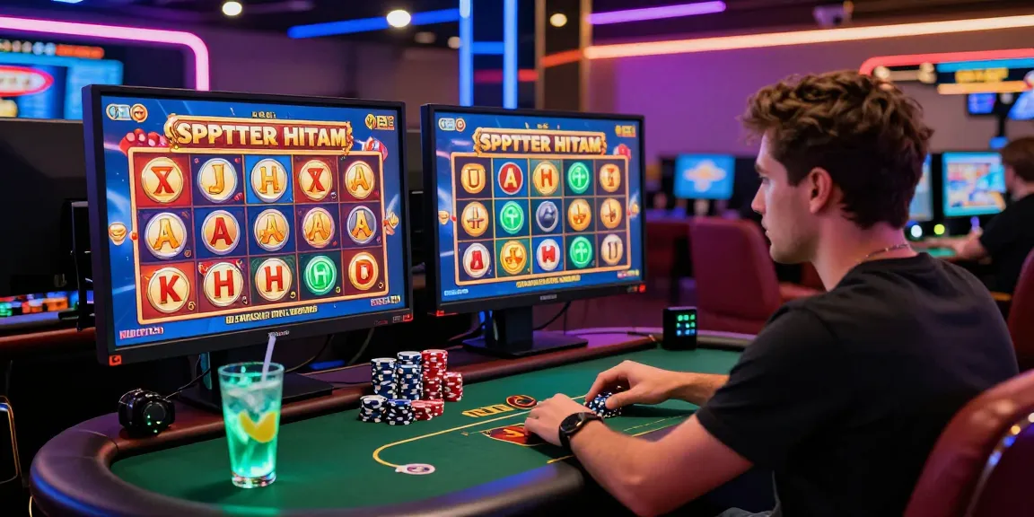 Experience the thrill of Slot Scatter Hitam in an engaging online casino gaming environment, highlighting excitement and big win potential.