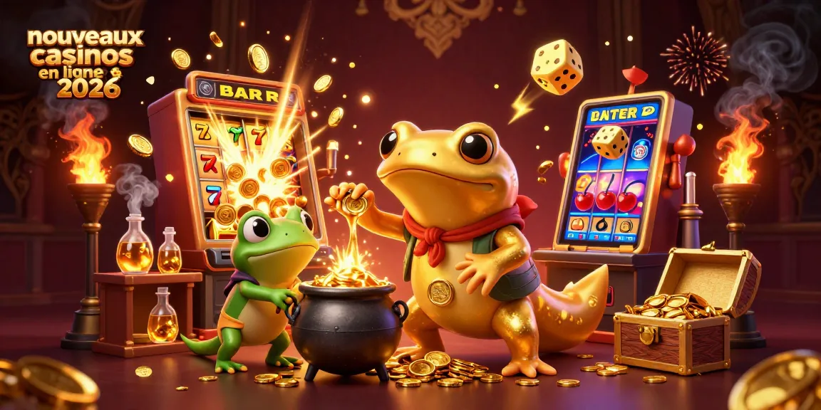 Découvrez les nouveaux casinos en ligne 2026 avec un alchimiste et une grenouille, riches en or et jeux
