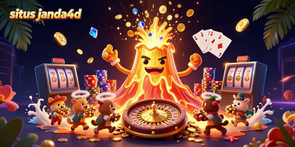 Bagikan keseruan dengan situs janda4d, teman-teman kecil melarikan diri dengan harta karun!