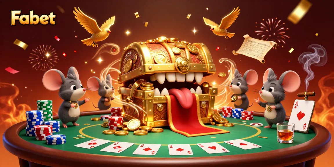 Fabet invites players to explore riches in a vibrant casino scene filled with excitement.