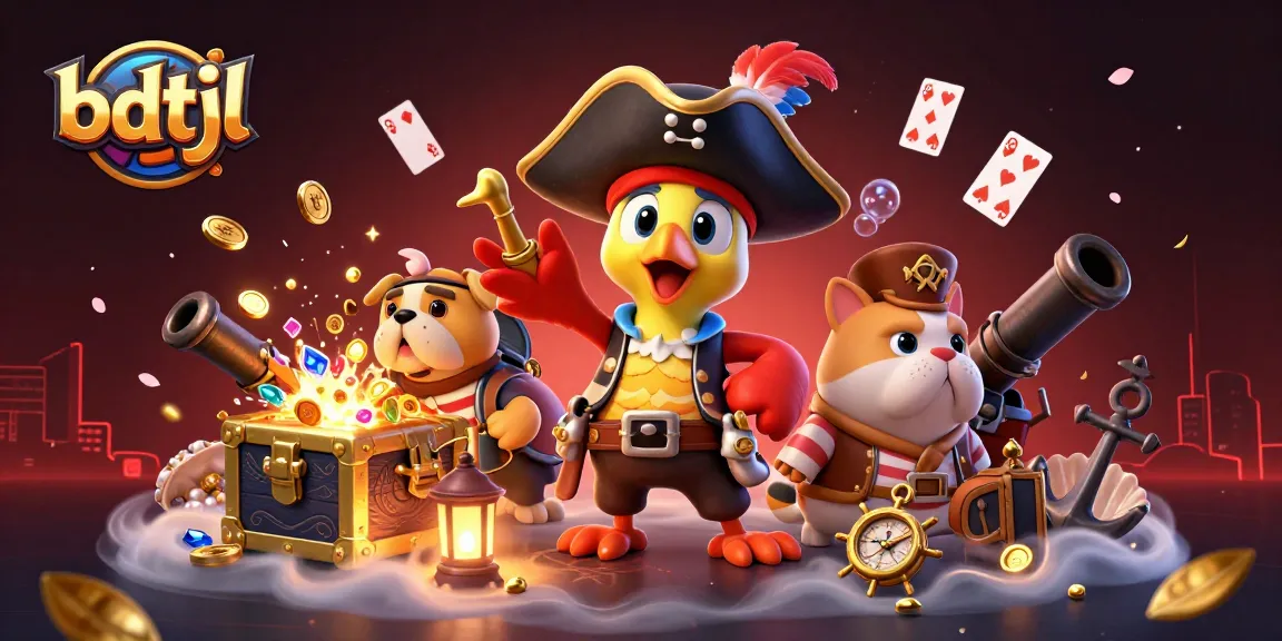 Join the bdtjl pirate crew for thrilling casino adventures featuring vibrant game elements.