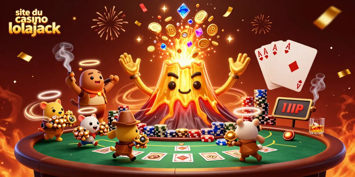 Éprouvez le frisson des jeux sur le site du casino lolajack avec une éruption de trésors dorés et des animations captivantes.