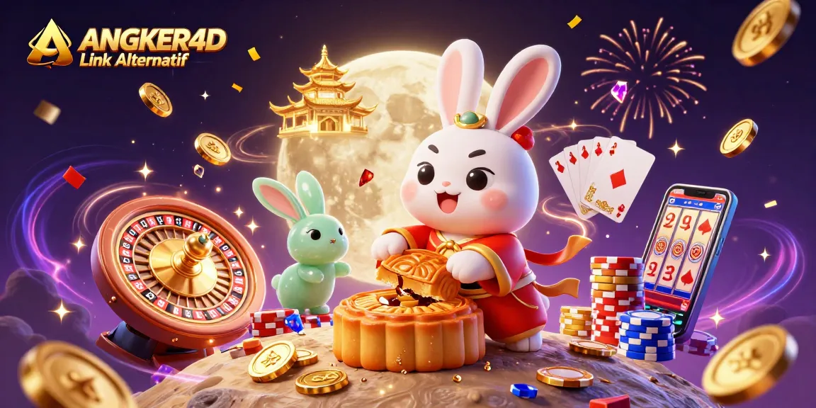 Experience the thrill of gaming with ANGKER4D Link Alternatif on a vibrant casino night.