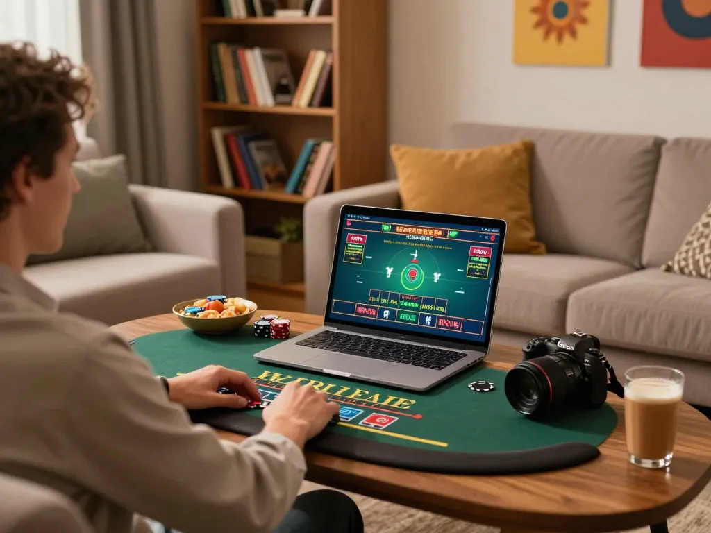 Pemain Bintangmpo menikmati blackjack dealer langsung di rumah dengan suasana hangat dan dekorasi strategis