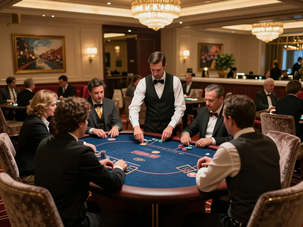 iWin high-stakes poker gameplay highlighting luxurious VIP gaming area atmosphere