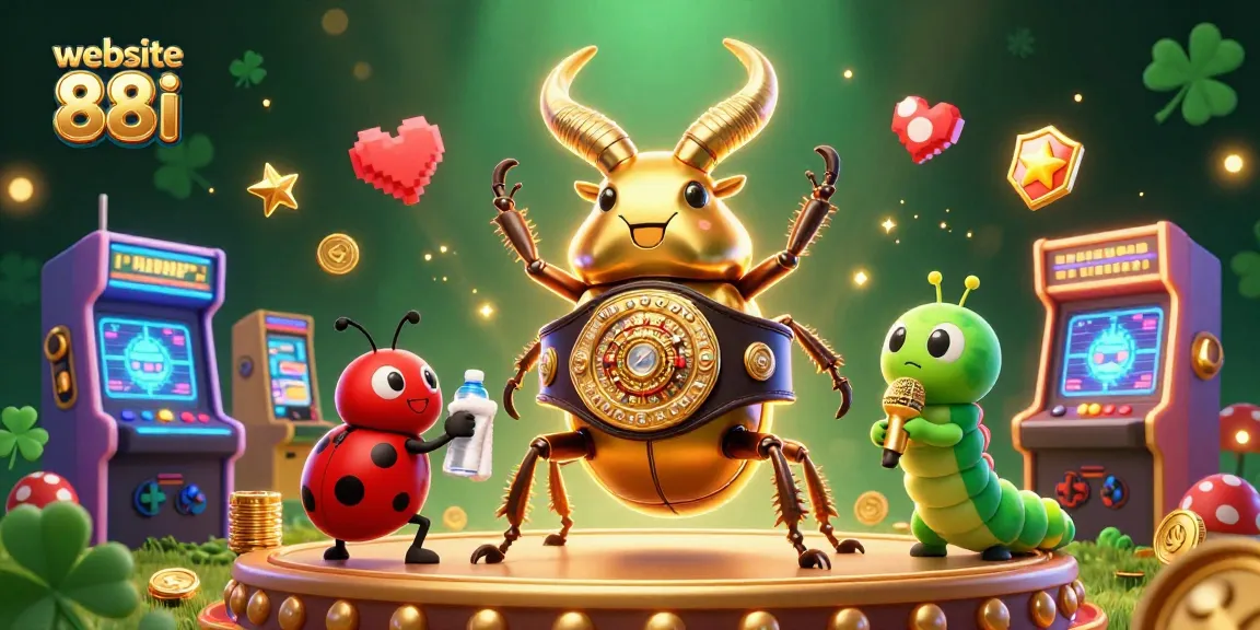 Experience the thrill of winning on the website 88i with vibrant casino elements in this dynamic illustration.