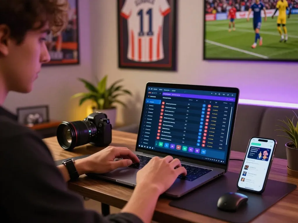 Engaging in online sports betting at home, analyzing odds on nhandinhkeonhacai platform
