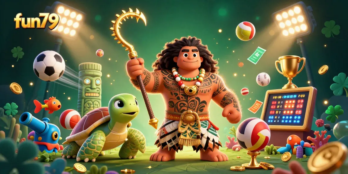 Engage in fun79's vibrant underwater adventure with skilled characters, gold coins, and gaming elements