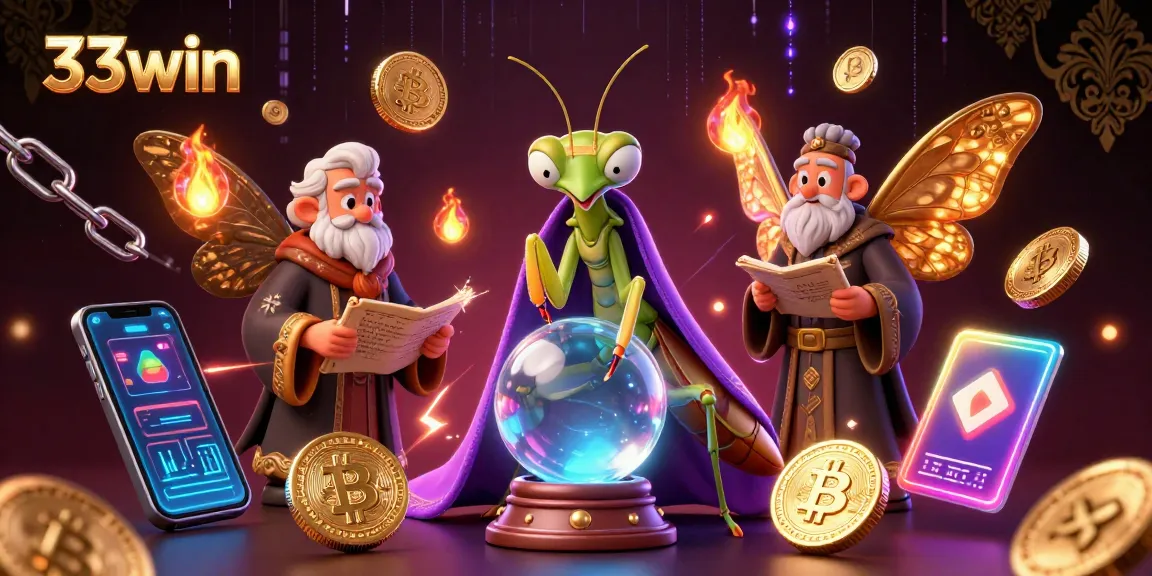 Engage with 33win for thrilling gambling action amidst vibrant energy and unique characters.