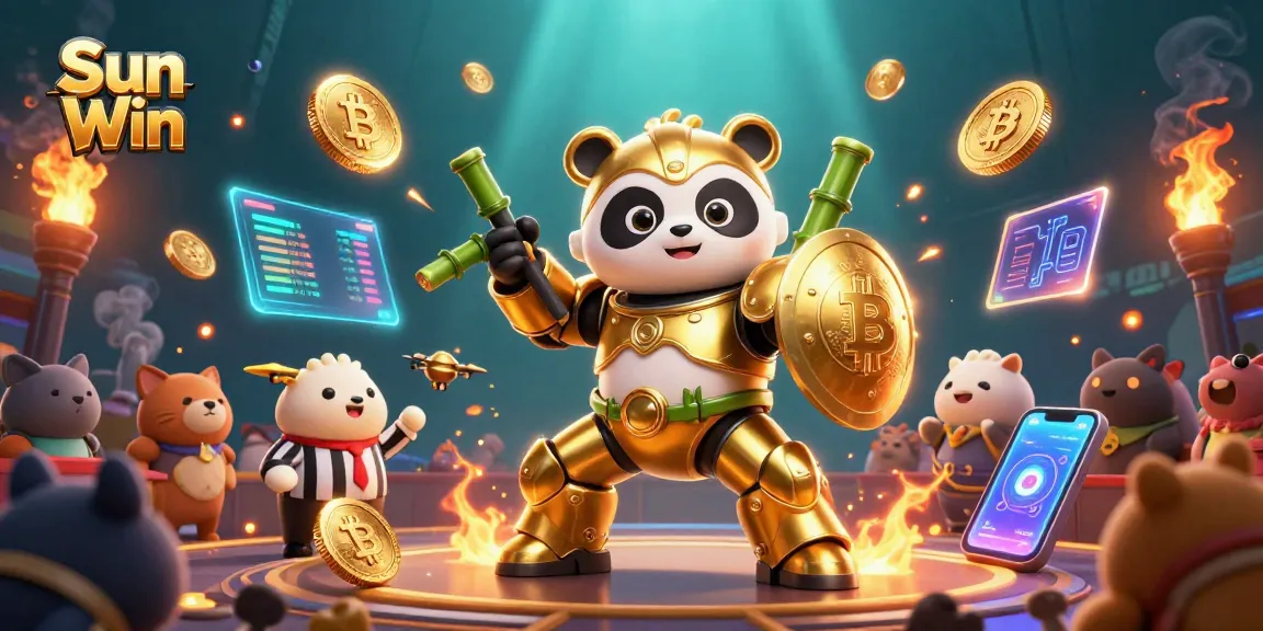 Experience Sun Win with engaging gameplay amid dynamic 3D casino elements and vibrant characters.