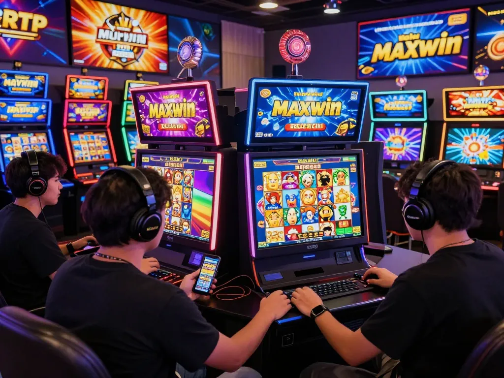 Engaging gamers playing slot gacor machines in an exciting online environment showcasing vibrant graphics and maxwin opportunities.