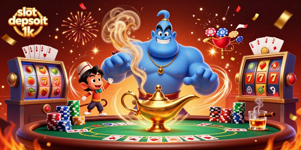 Experience big wins at slot depsoit 1k casino, featuring vibrant characters and exciting slots.