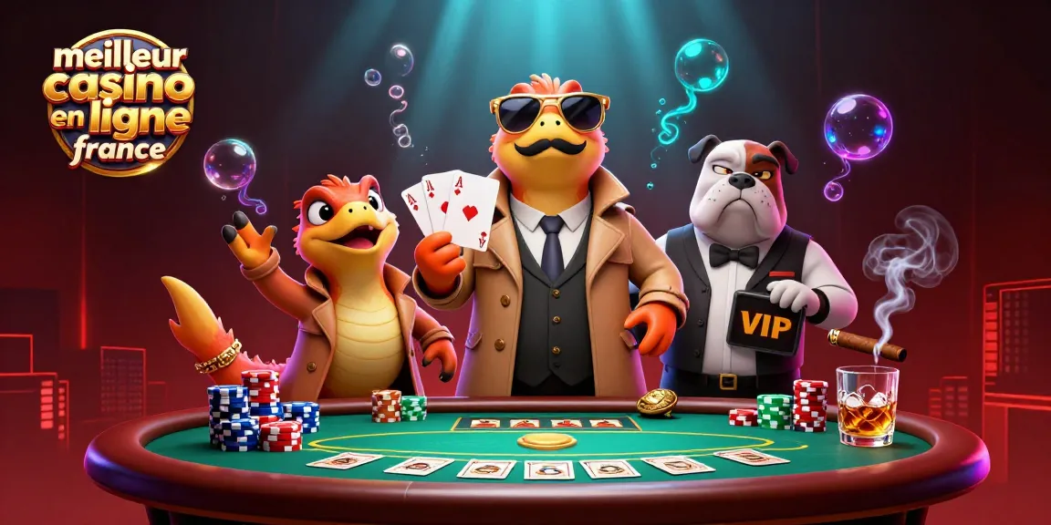 Image illustrant les raptors dans une trench coat prêts à entrer dans le meilleur casino en ligne France avec une ambiance ludique.