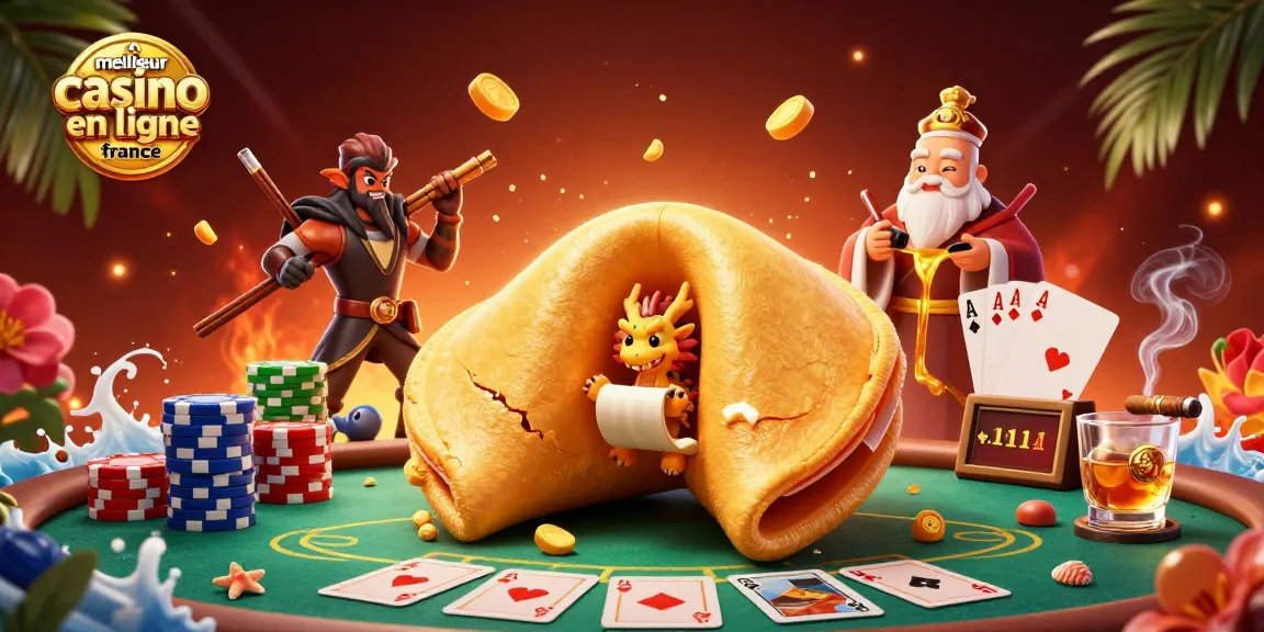 Illustration d'un dragon sage et des guerriers de baguettes dans un meilleur casino en ligne France.